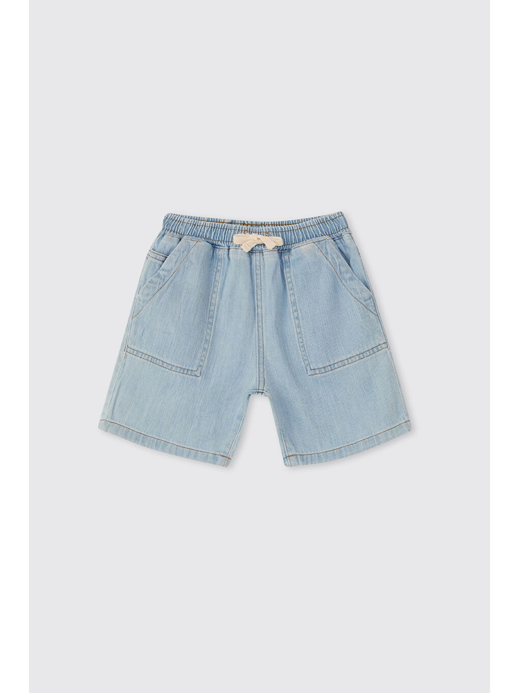 Erkek Bebek Mavi Jean Şort