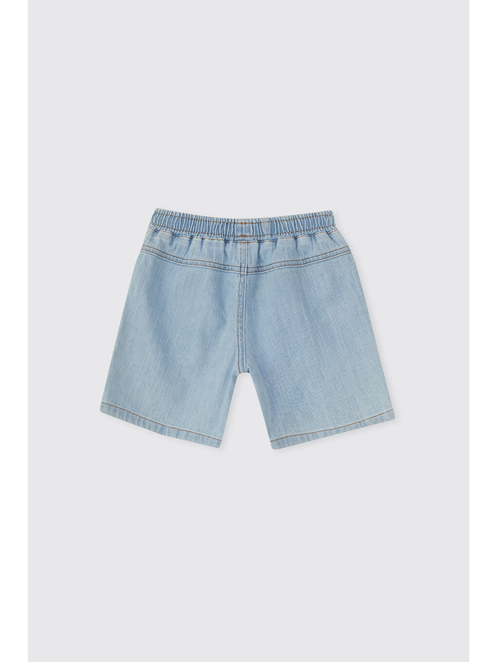Erkek Bebek Mavi Jean Şort-1