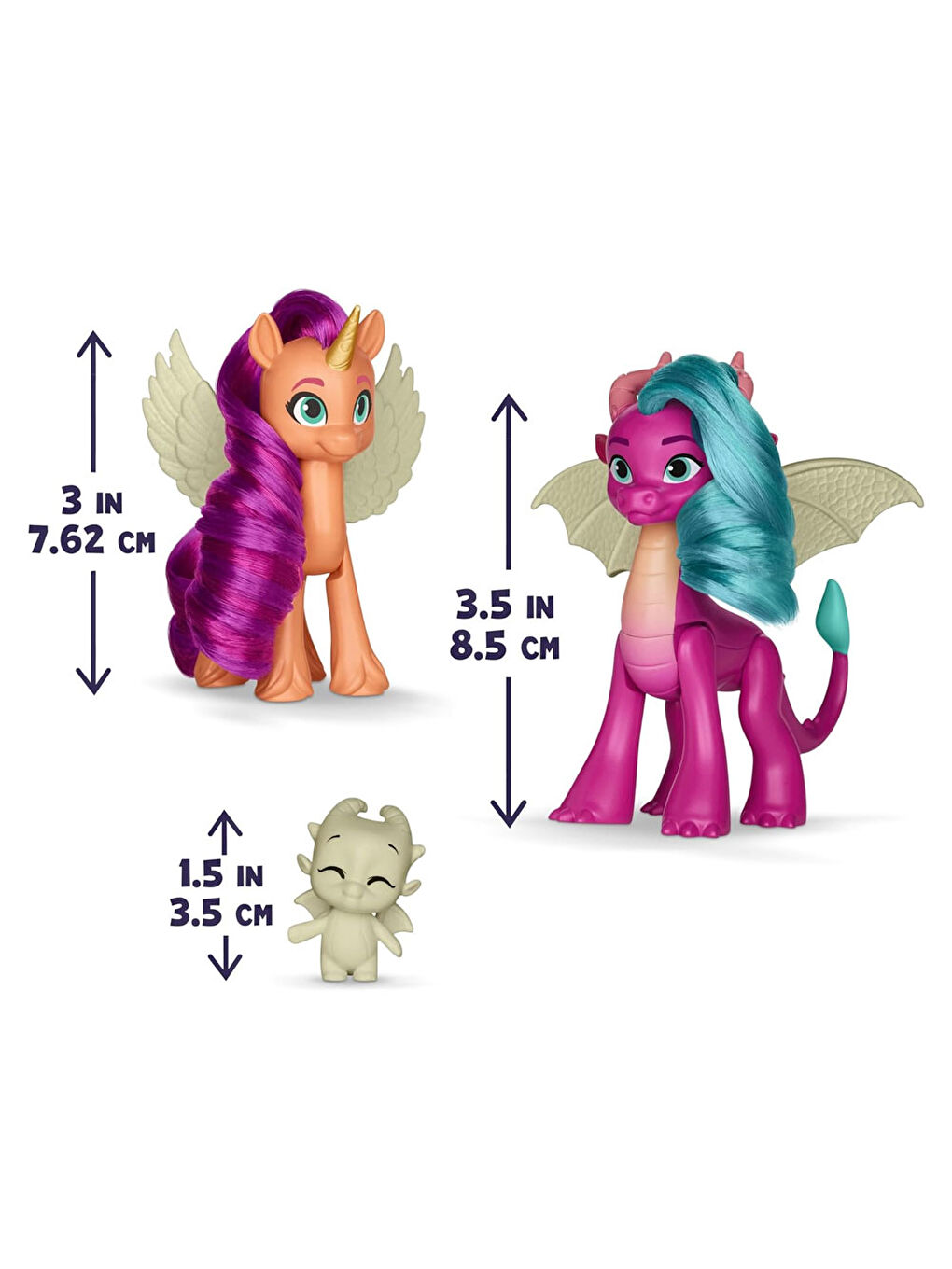 Karanlıkta Parlayan Figür Oyuncak Dragon Light Reveal F8702-2