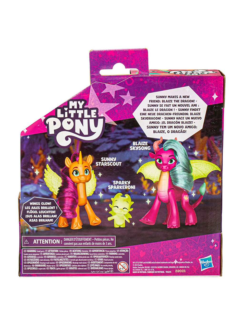 Karanlıkta Parlayan Figür Oyuncak Dragon Light Reveal F8702-6