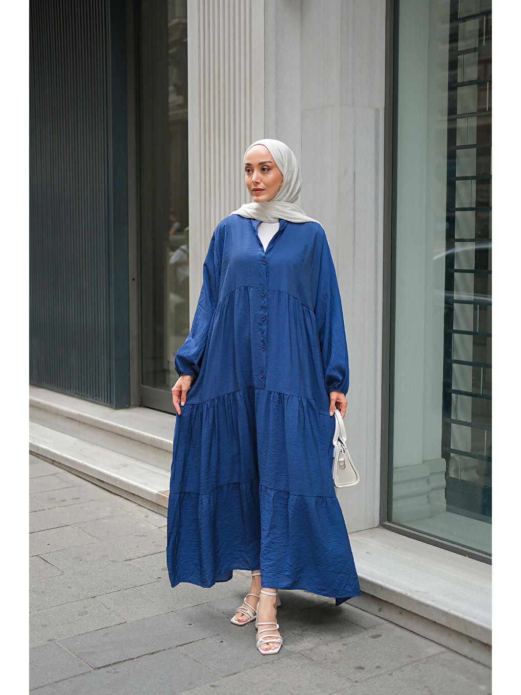 Kadın Rita Kraş Elbise Lacivert-2