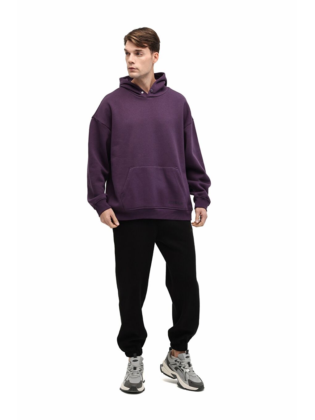 MB ROS 17HS109 5PR Mor Erkek Sweatshirt-2