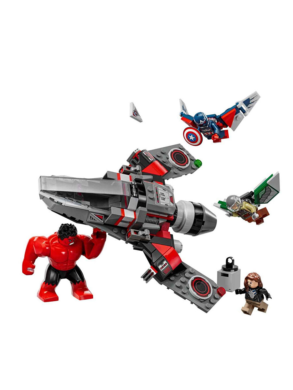 Marvel Kaptan Amerika ile Red Hulk Savaşı 76292-1