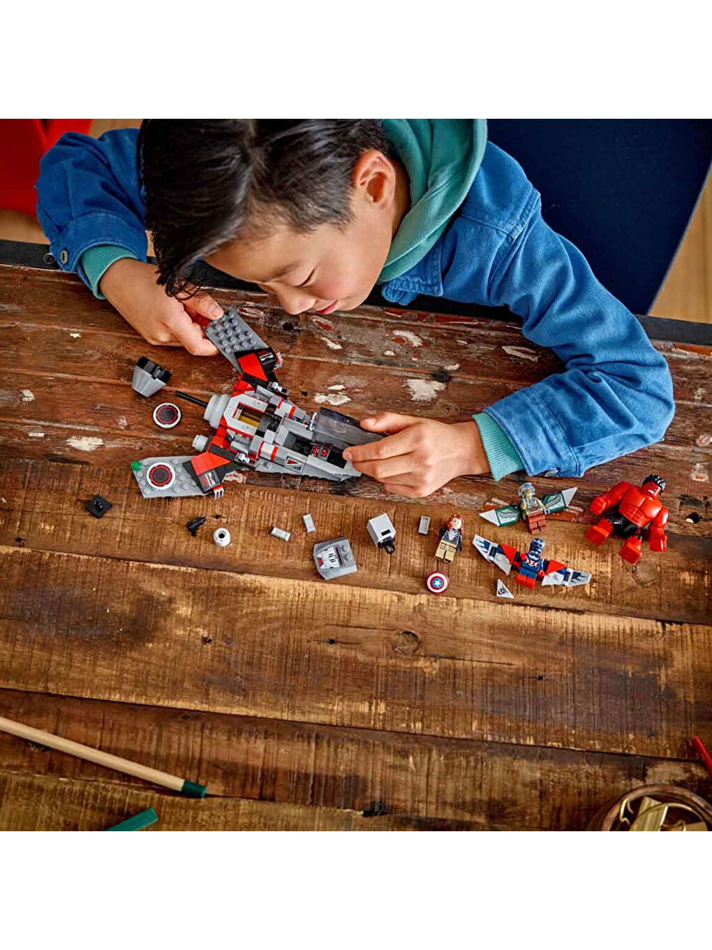 Marvel Kaptan Amerika ile Red Hulk Savaşı 76292-5