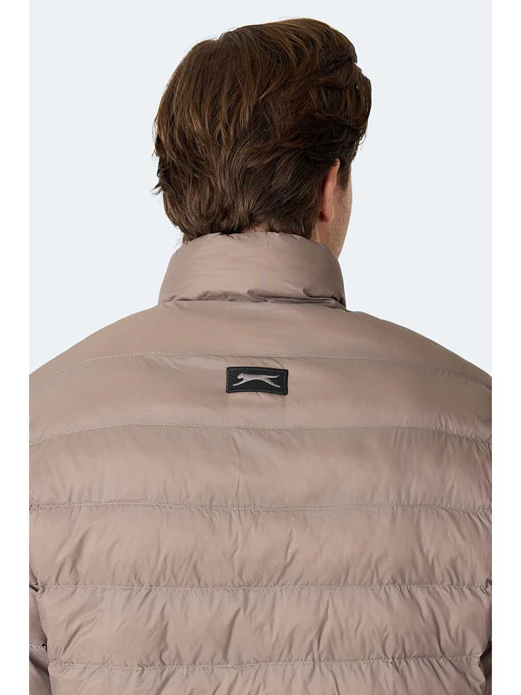 Kahverengi BRAUM Erkek Şişme Kahve Mont & Kaban-4