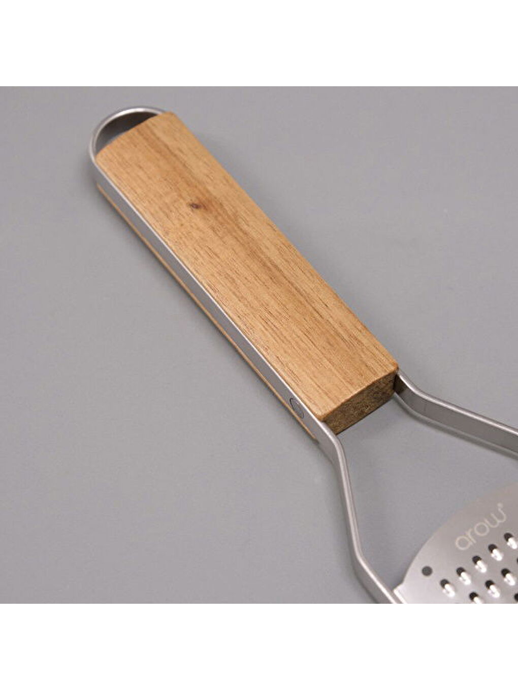 Ahşap Saplı Klasik Bıçaklı El Rendesi - Açık Kahverengi / Gri-1