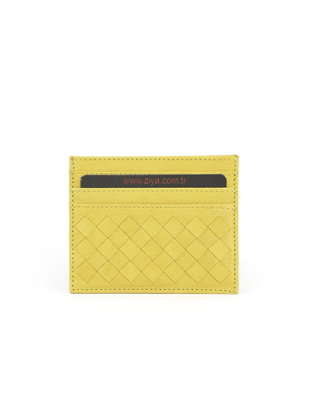 Unisex Hakiki Deri Kartlık 1539852Z05 Sarı