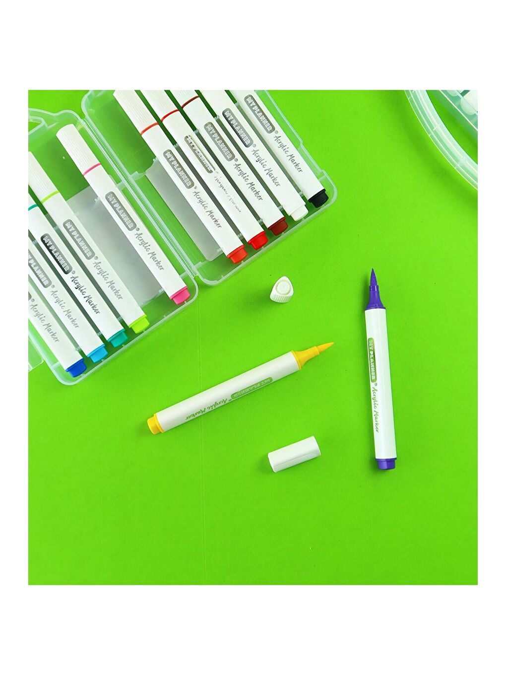 12 Renk Akrilik Marker Kalem Seti-2