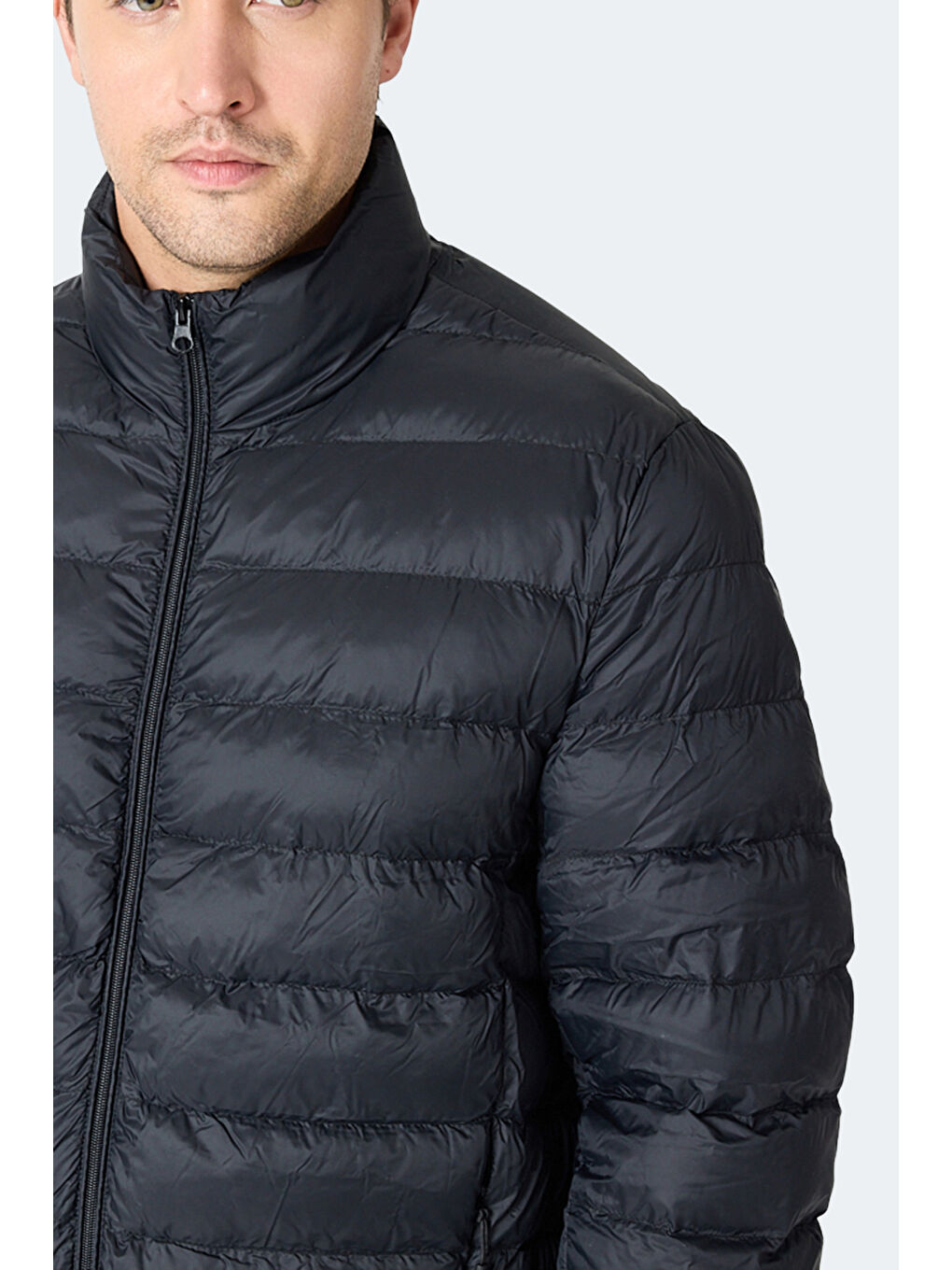 BRAUM Erkek Şişme Siyah Mont & Kaban-1