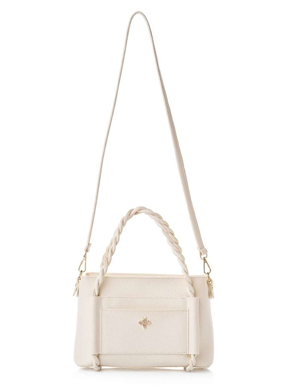 Ekru Nia Kadın Omuz Çantası-3