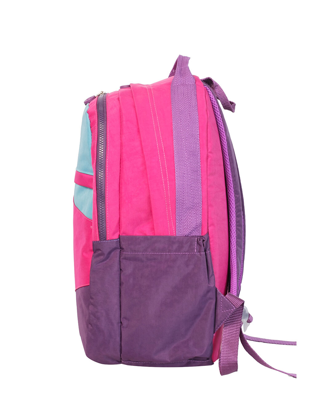 Mor Color Blocking Kız Çocuk Sırt Çantası-2