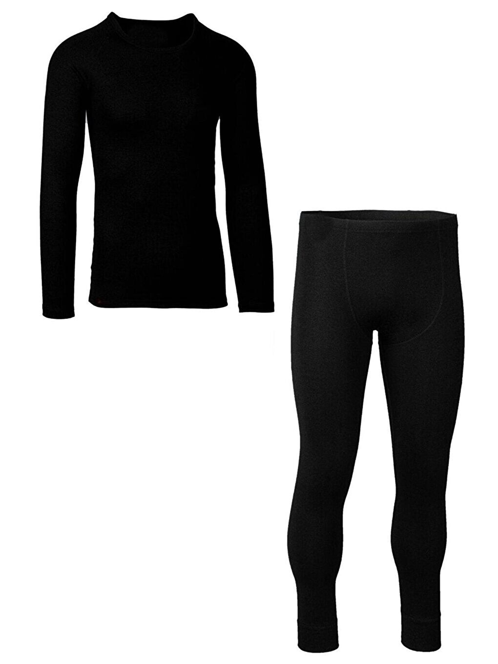 Erkek Siyah Şardonlu Termal Alt Üst İçlik Takım-3