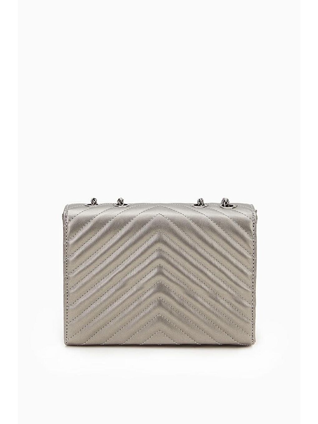 Gri Platin Kadın Omuz Çantası 930076-2