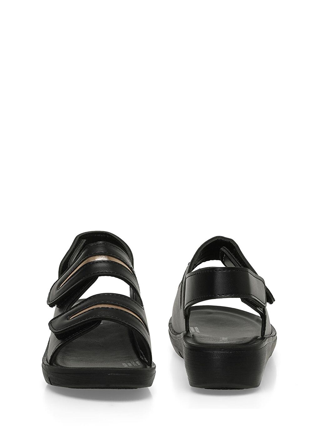 166279.Z4FX Siyah Kadın Comfort Sandalet-4