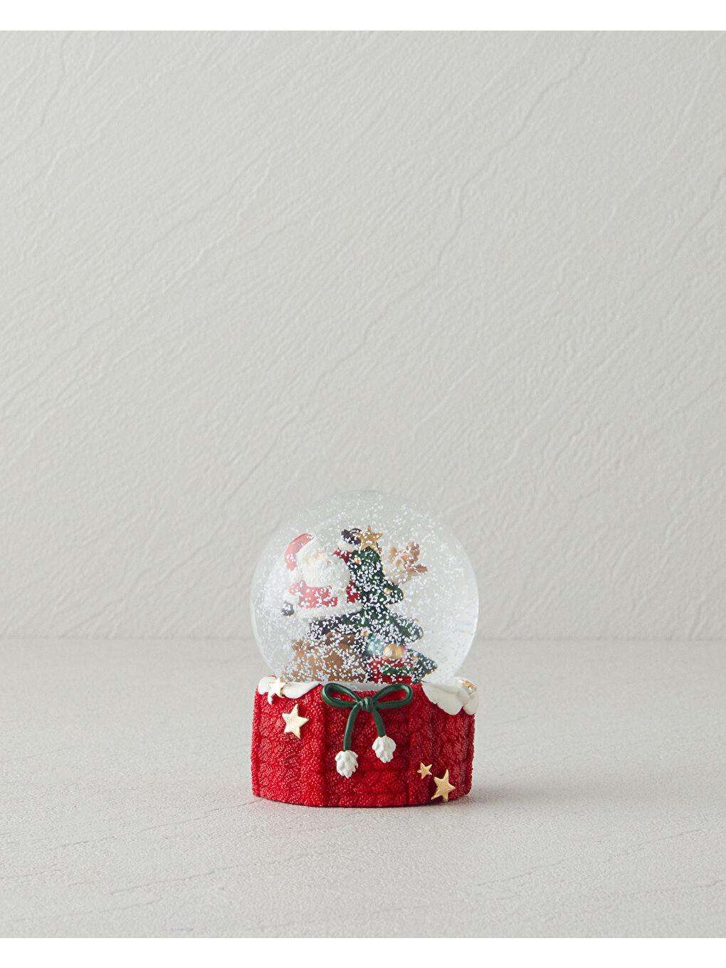 Becca Yılbaşı Kar Küresi 9 cm Kırmızı-1