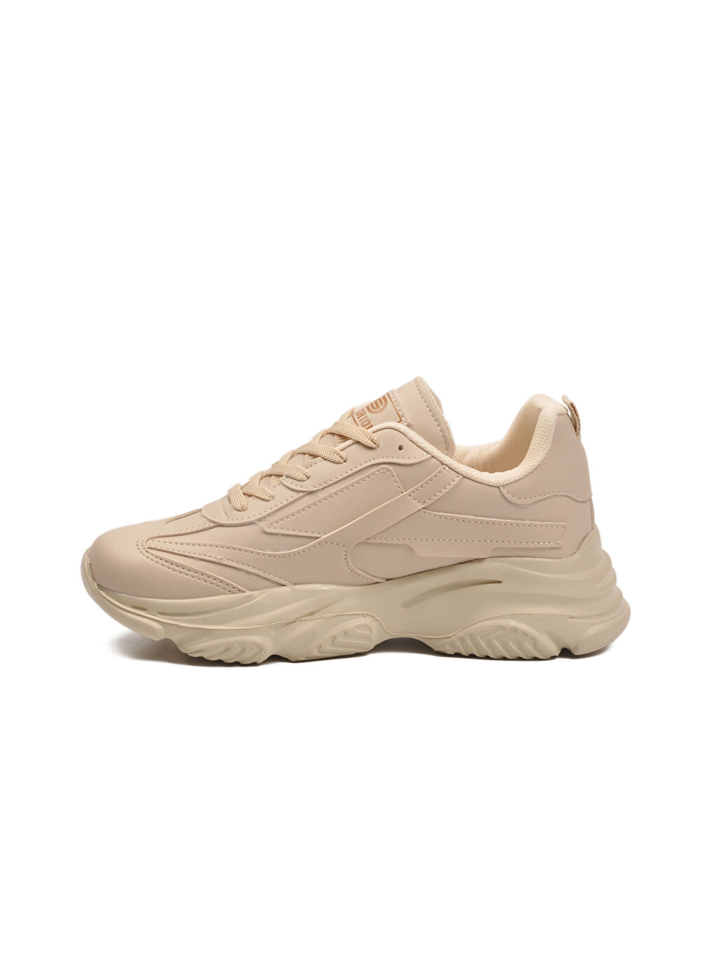 Ekru Bağcıklı Kadın Sneaker DRK171 G-3