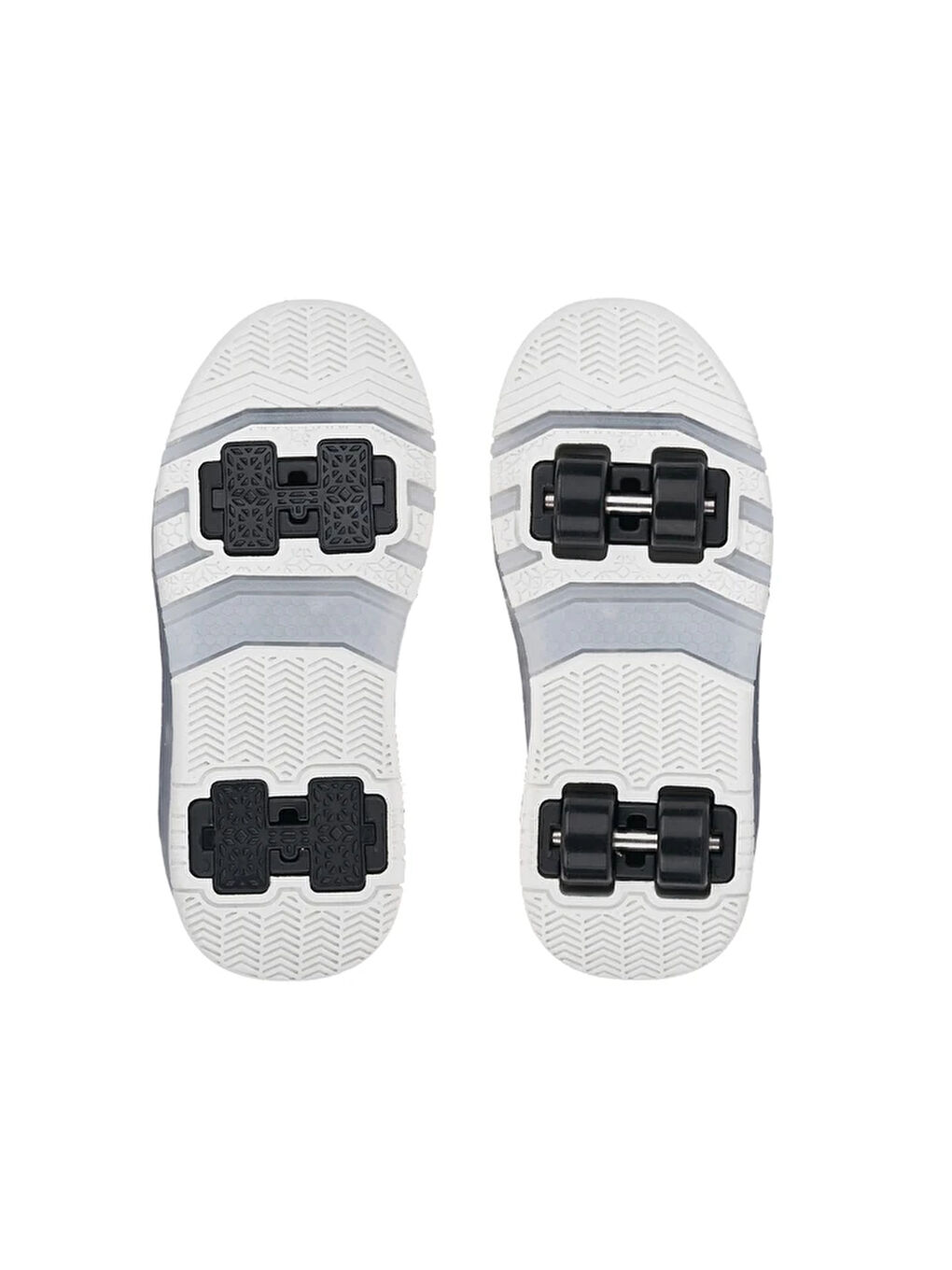 Siyah Işıklı Patenli Ortopedik Unisex Çocuk Spor Ayakkabı Nils-2