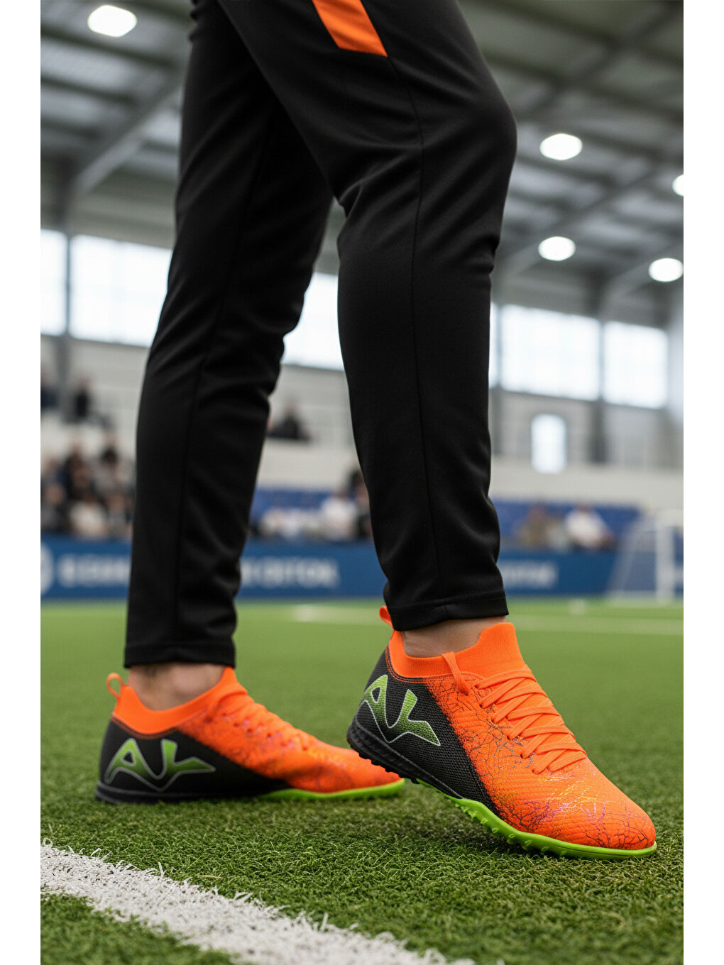 Turuncu Siyah Bilekten Sarmalı Erkek Krampon MH-252-153 M-2