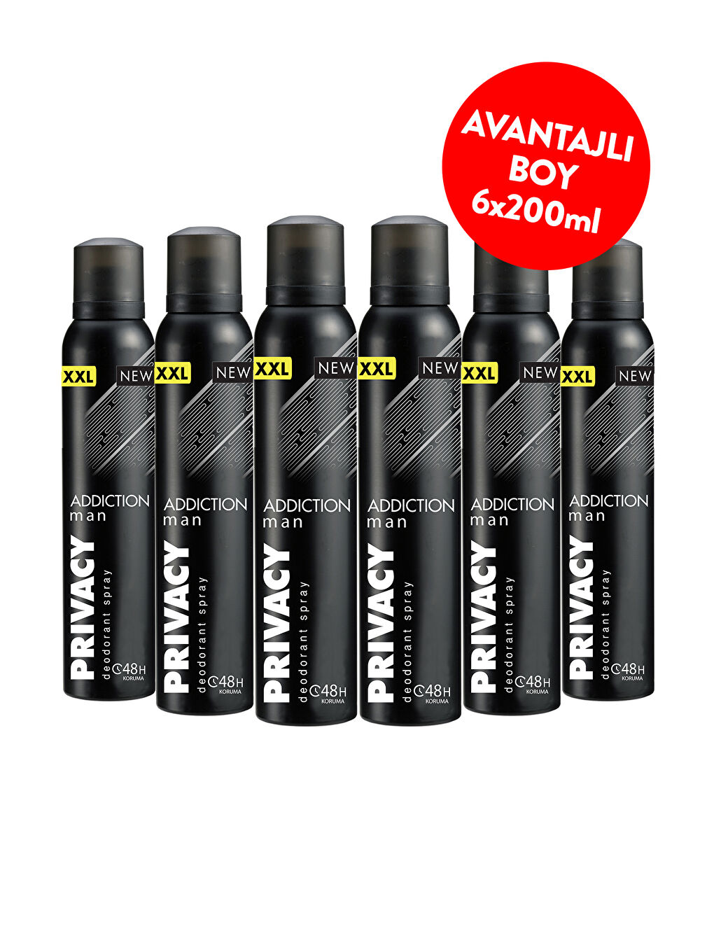 Privacy Addiction Man Erkek Deodorant 6x200 Ml