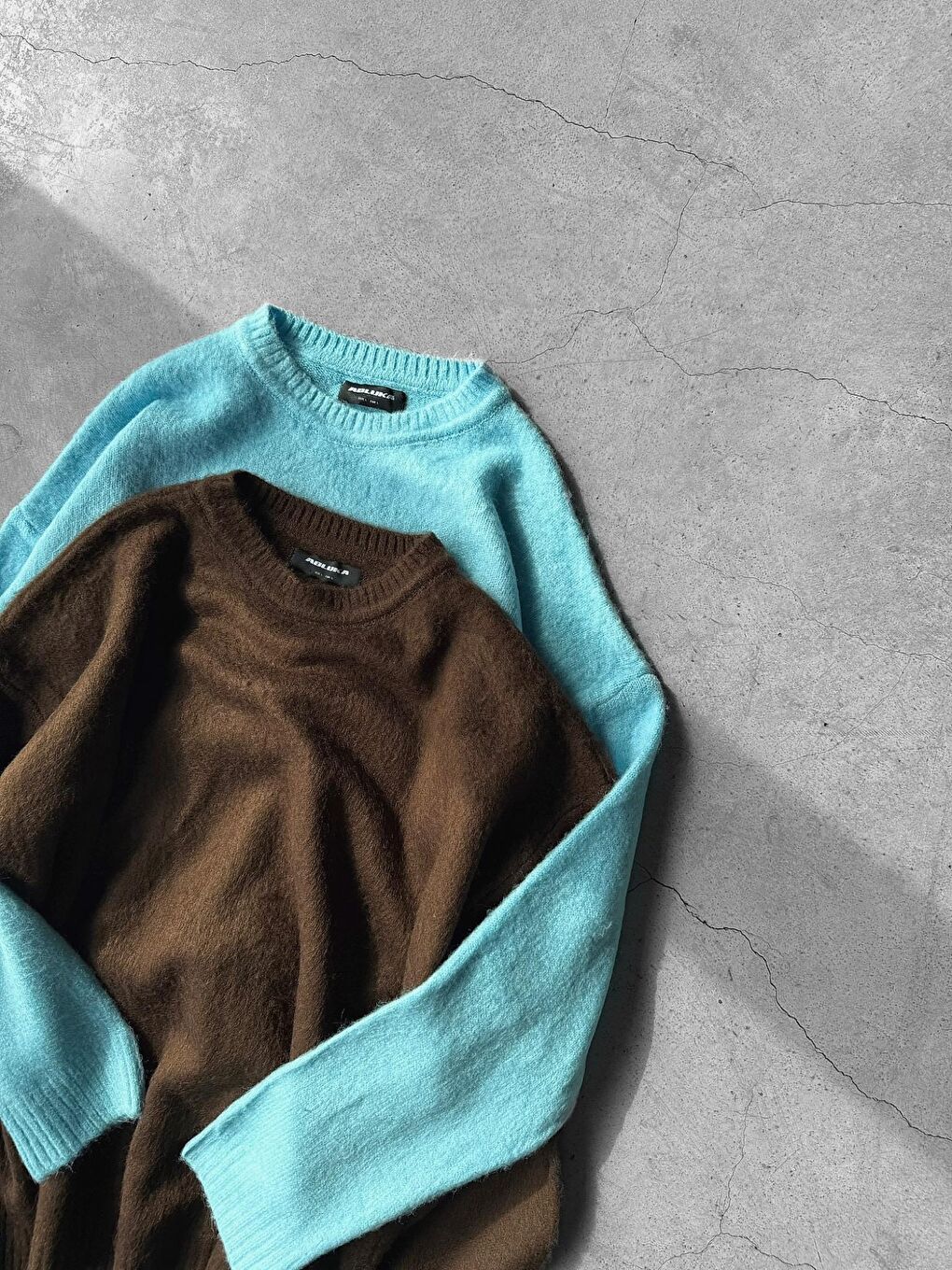 Kahverengi Erkek Oversize Yumuşak Dokulu Kazak Kahve-5