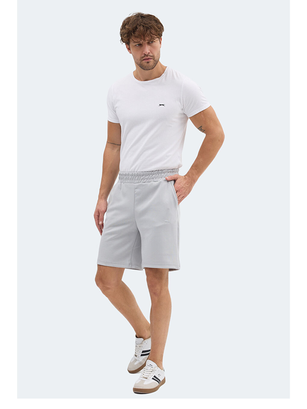 ARC IN Erkek  Açık Gri Şort-1