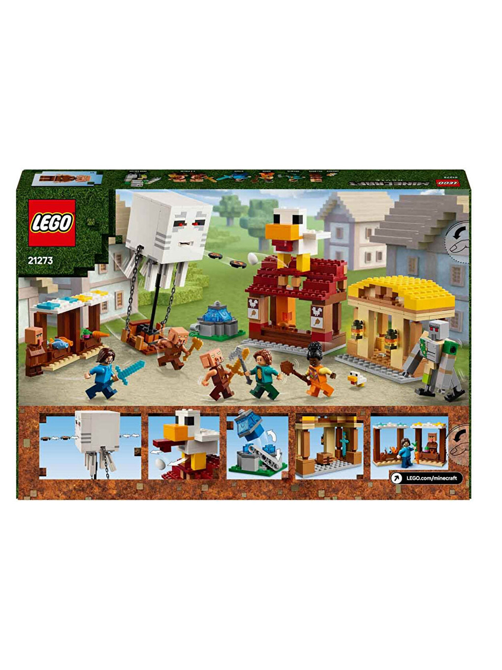 Minecraft Hortlak Balon Köy Saldırısı 21273-2