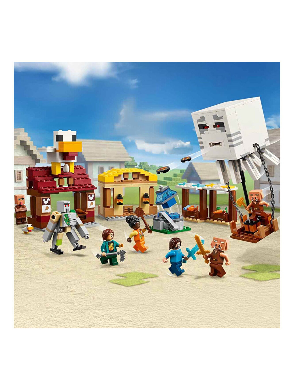 Minecraft Hortlak Balon Köy Saldırısı 21273-5
