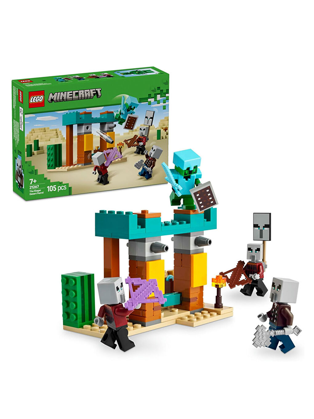 Lego Minecraft Serseri Köylü Çöl Devriyesi 21267