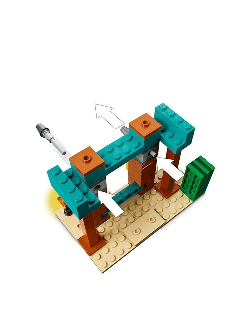 Lego Minecraft Serseri Köylü Çöl Devriyesi 21267 - 1