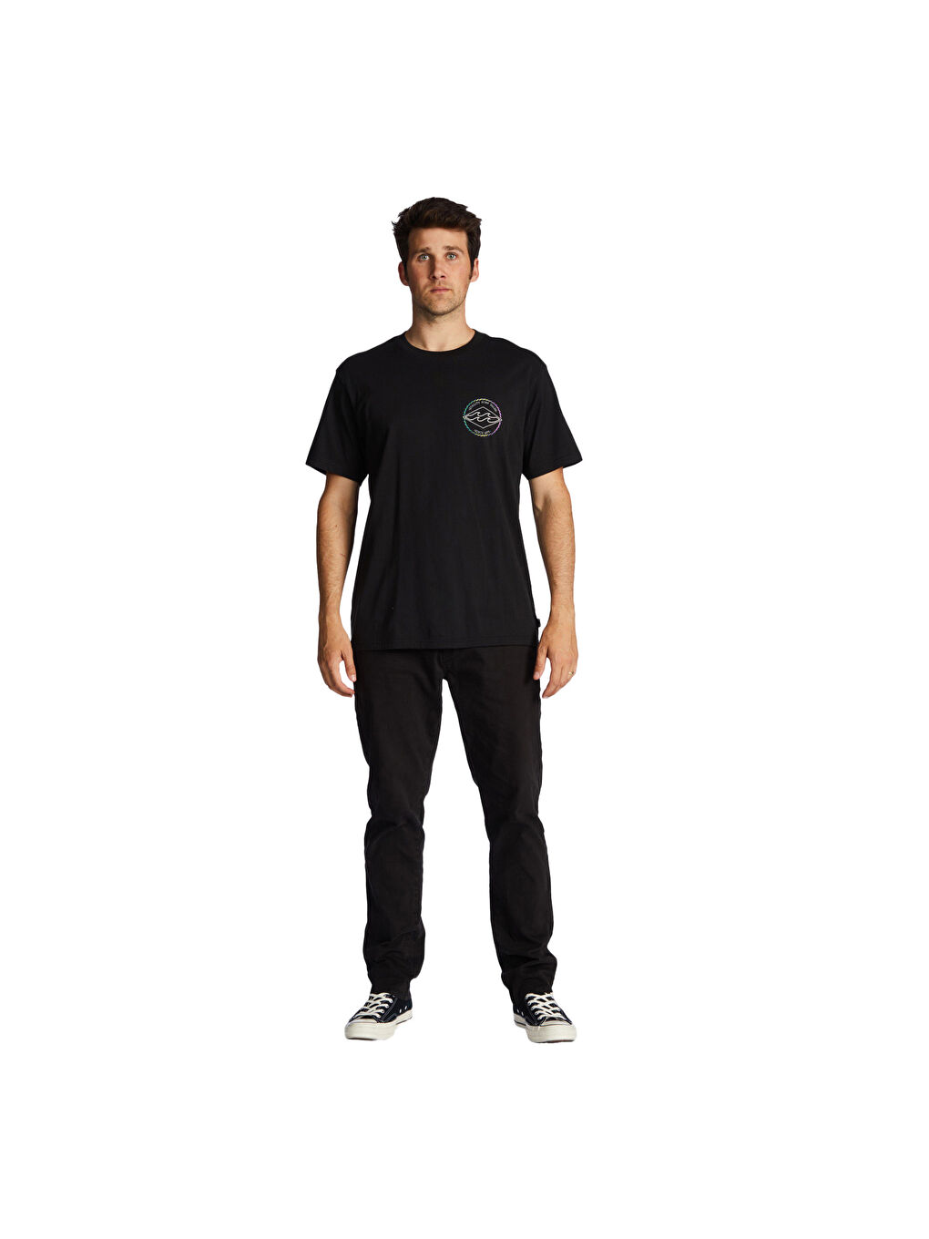 Rotor Diamond Ss Erkek Siyah Tişört-3