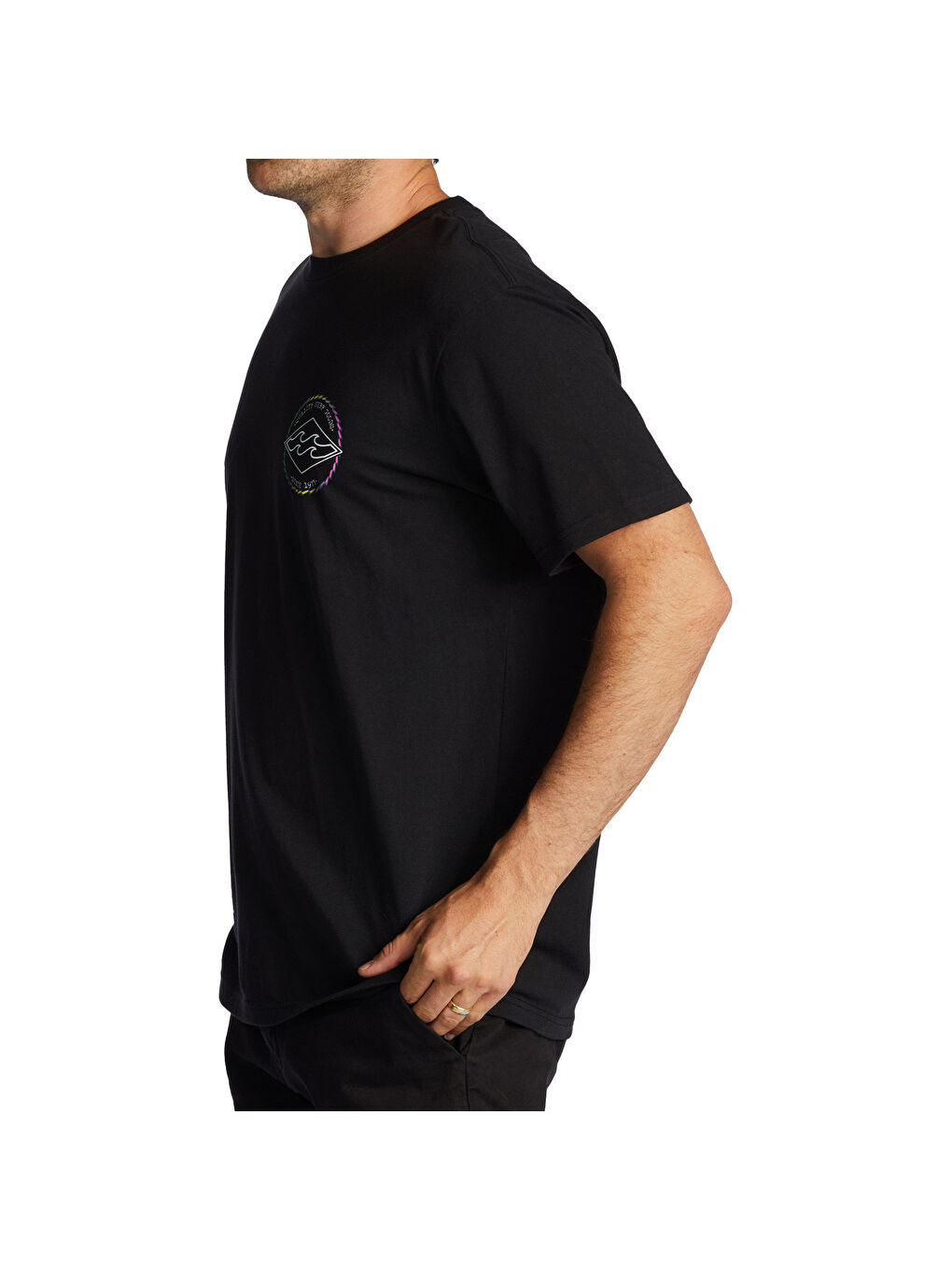 Rotor Diamond Ss Erkek Siyah Tişört-5