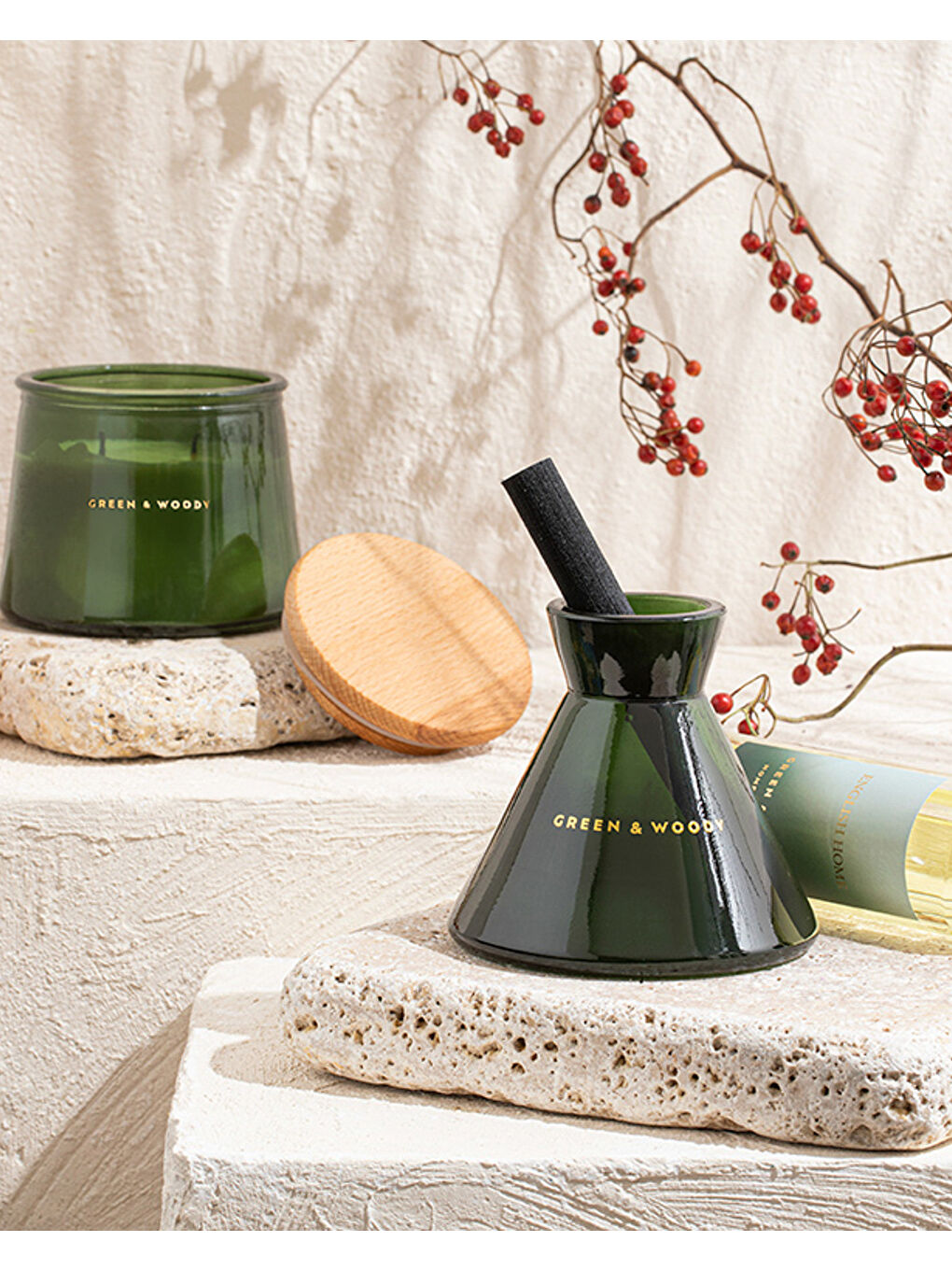 Yeşil Green & Woody Çubuklu Oda Kokusu 200 ml-2