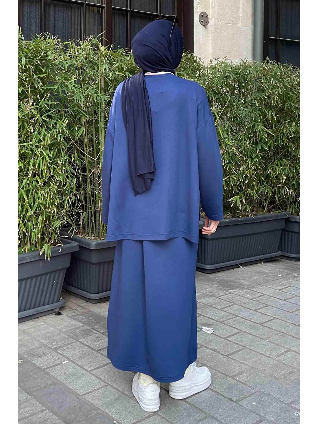 Kristal Etekli Takım Lacivert-3