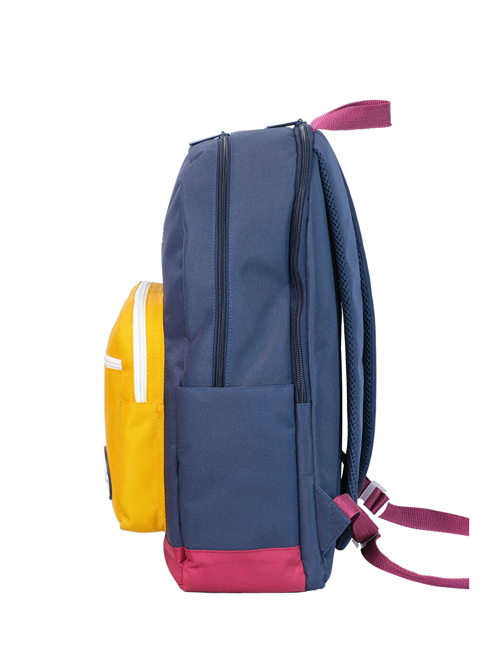 Lacivert Tricolor Çift Bölme Erkek Çocuk Sırt Çantası-2