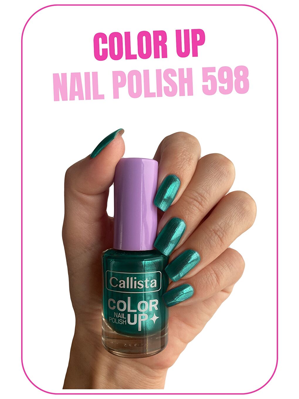 Callista Yeşil Color Up Nail Polish Oje 598 Atlantis Nights - Yeşil