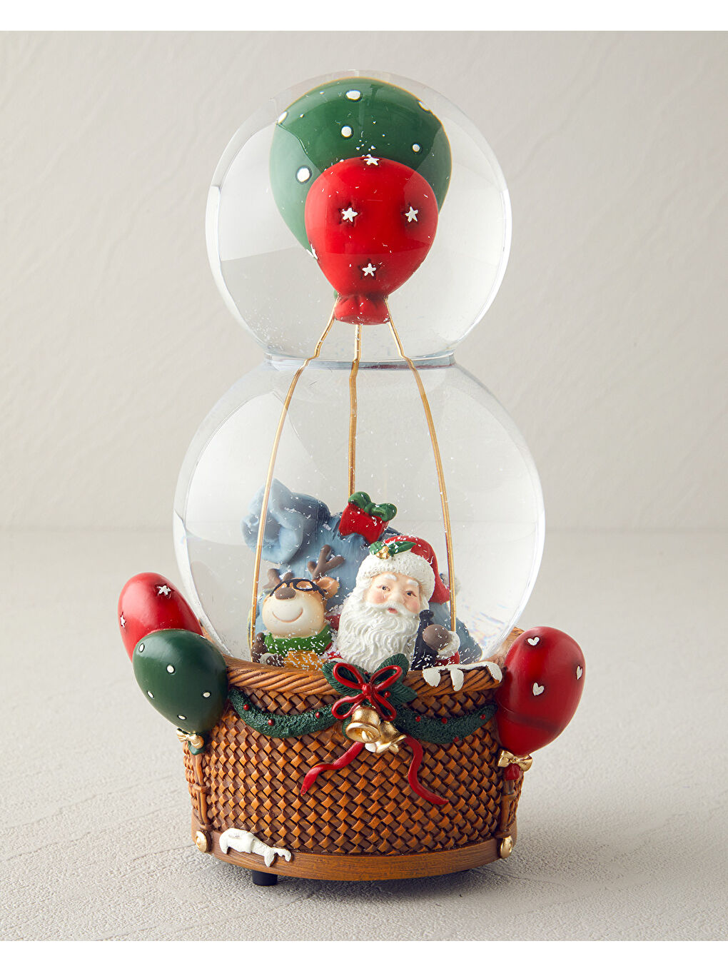 Armin Yılbaşı Kar Küresi 21 cm Kırmızı-2