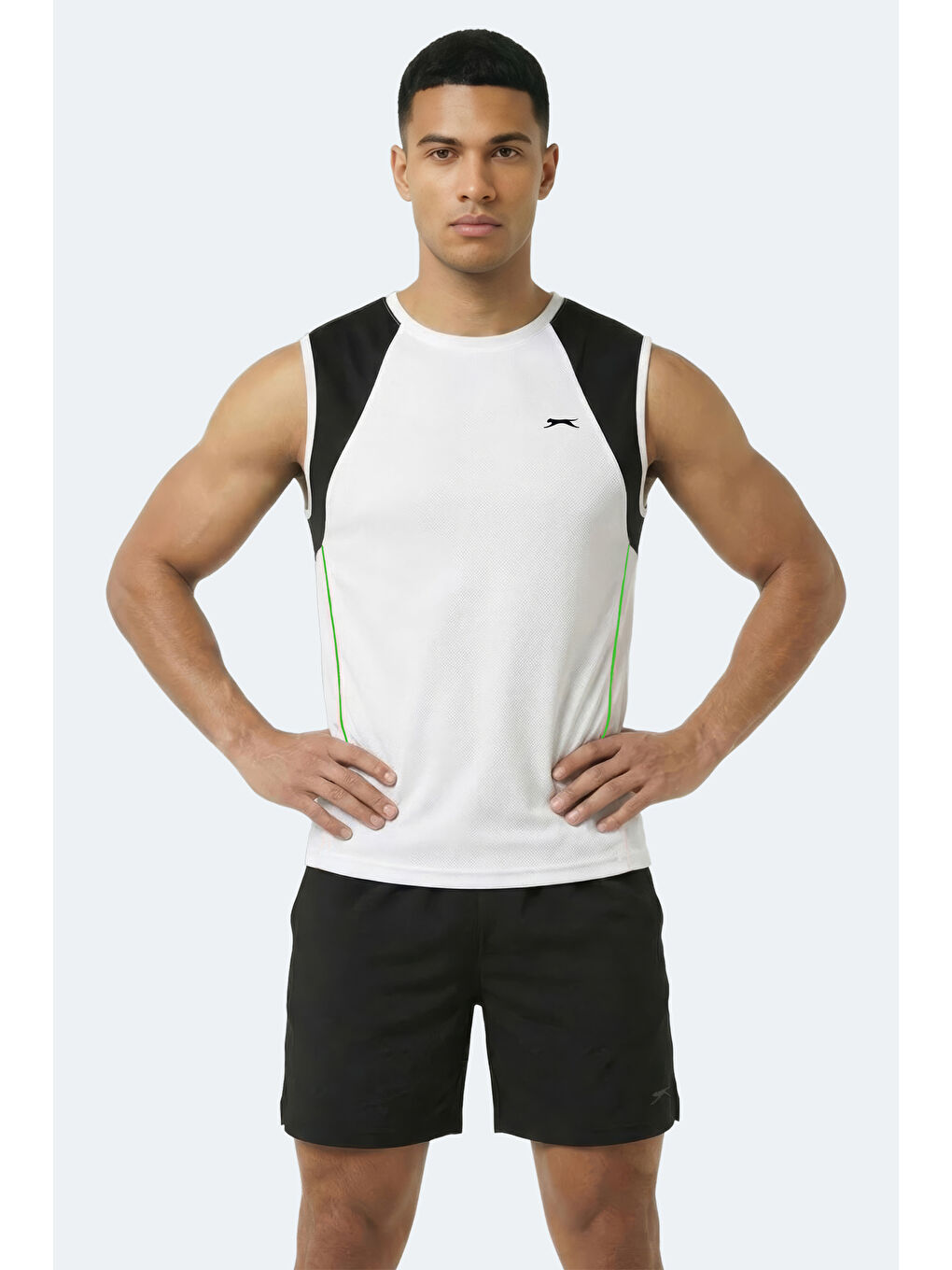 REVOLVE Erkek Kolsuz Beyaz Atlet-3