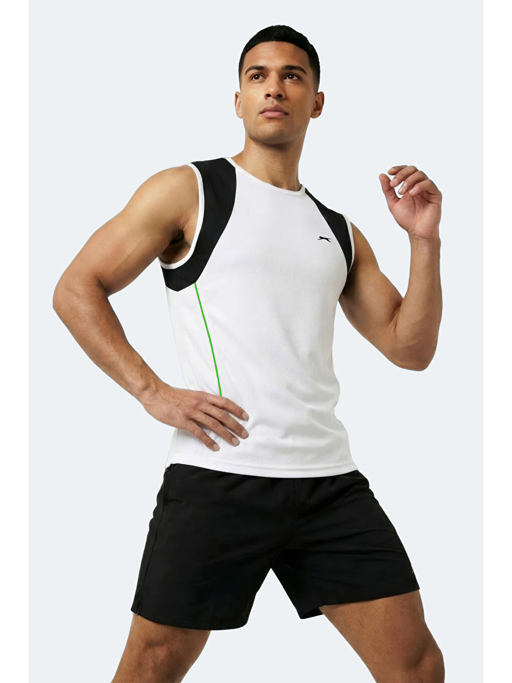 REVOLVE Erkek Kolsuz Beyaz Atlet-4