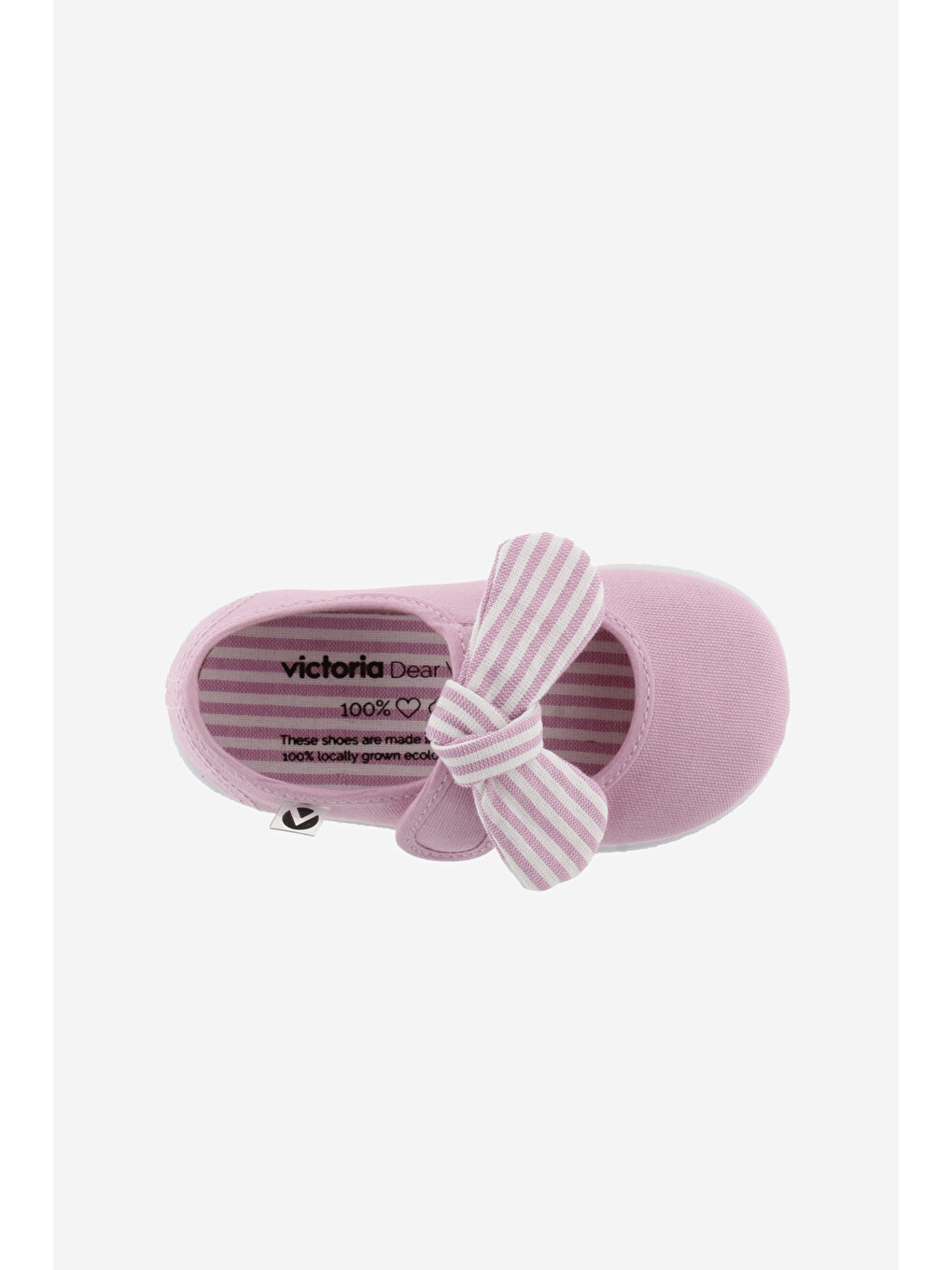 Kız Bebek Kurdela Detaylı Pembe Ayakkabı-1
