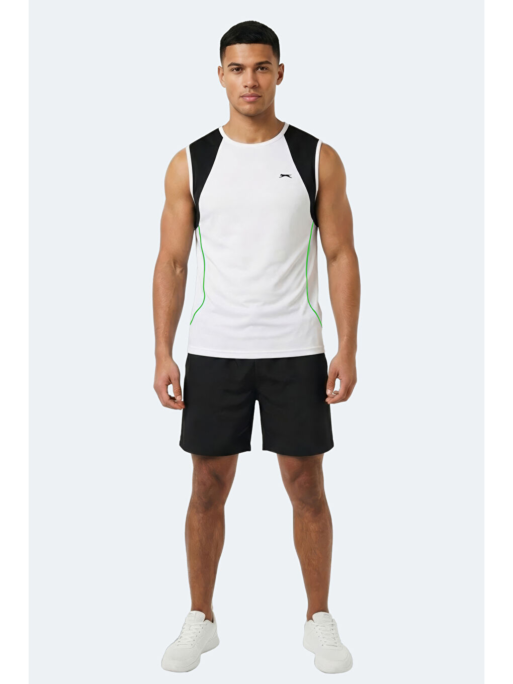 REVOLVE Erkek Kolsuz Beyaz Atlet-5