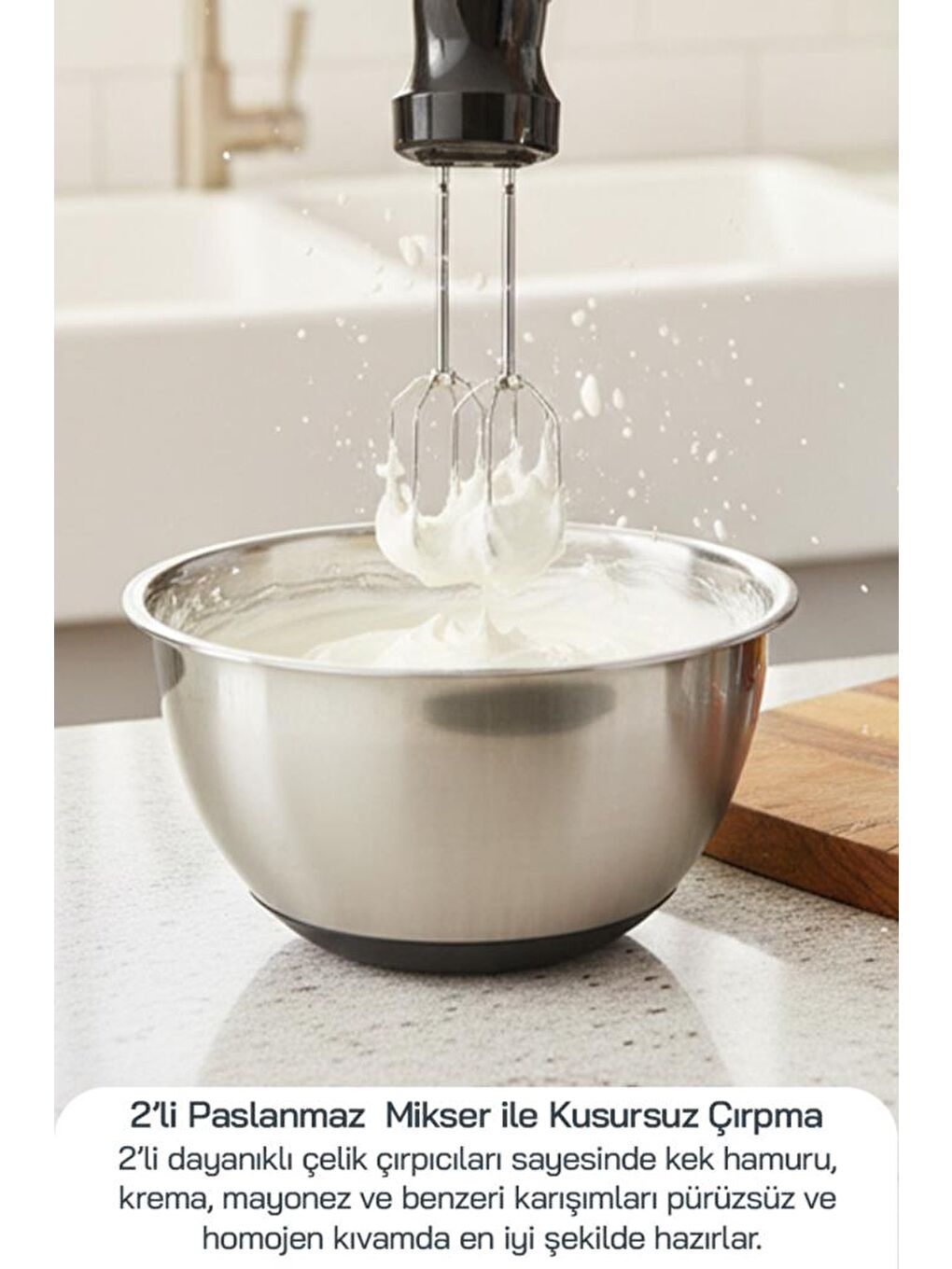 SHB-7531 Çok Fonksiyonlu El Blender Seti | Doğrayıcı, Çırpıcı ve Rende Aparatlı-3