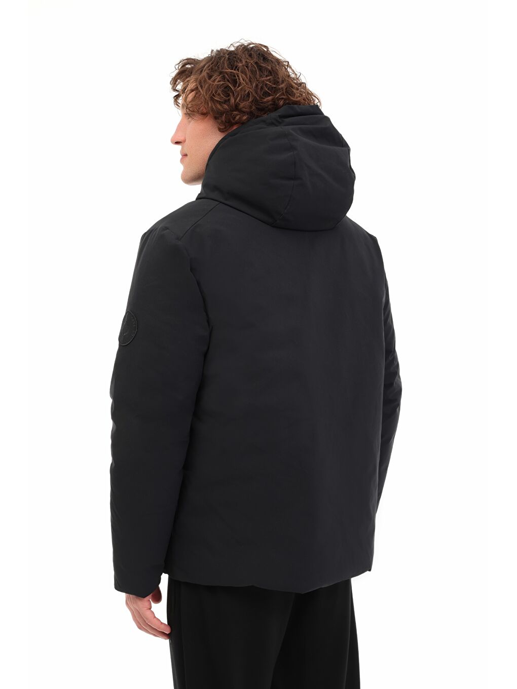 ML LUCAS COAT 1N55 5PR Siyah Erkek Mont-1