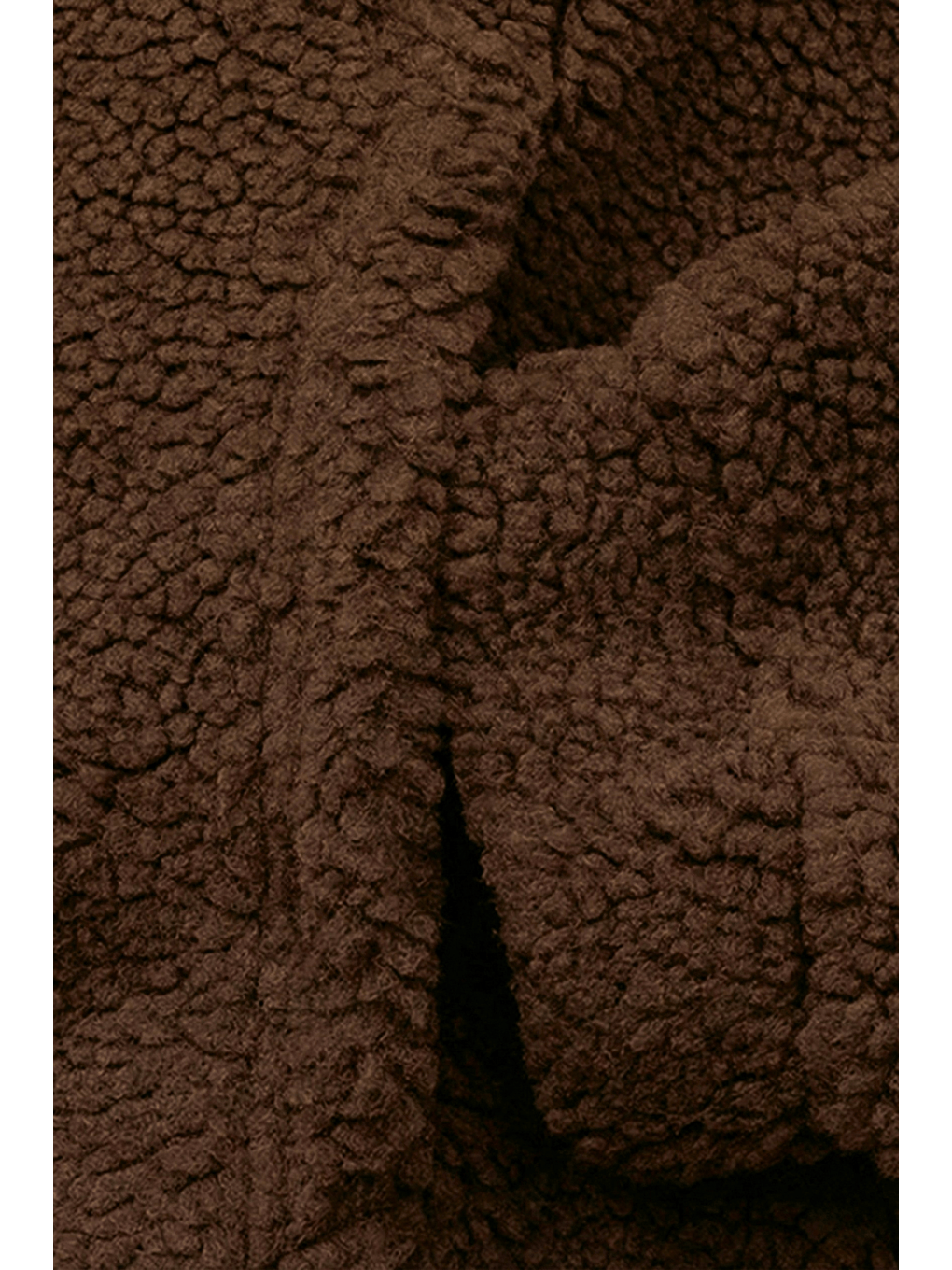 Kahverengi Genıus Store Erkek Kapüşonlu Polar Sherpa Kuzu Kumaş İçi Şardonlu Kapüşonlu Sweatshırt SHERPA-KAP-2