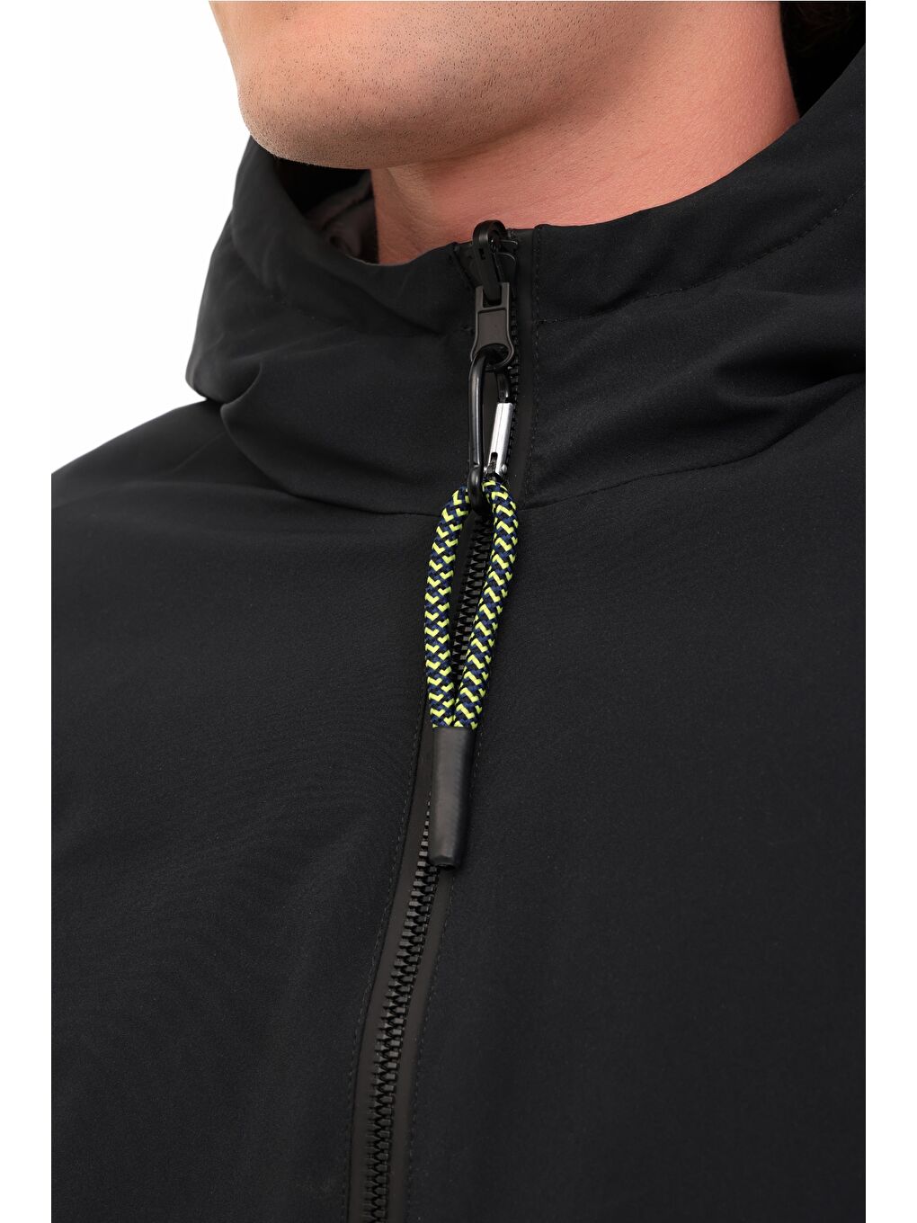 ML LUCAS COAT 1N55 5PR Siyah Erkek Mont-3