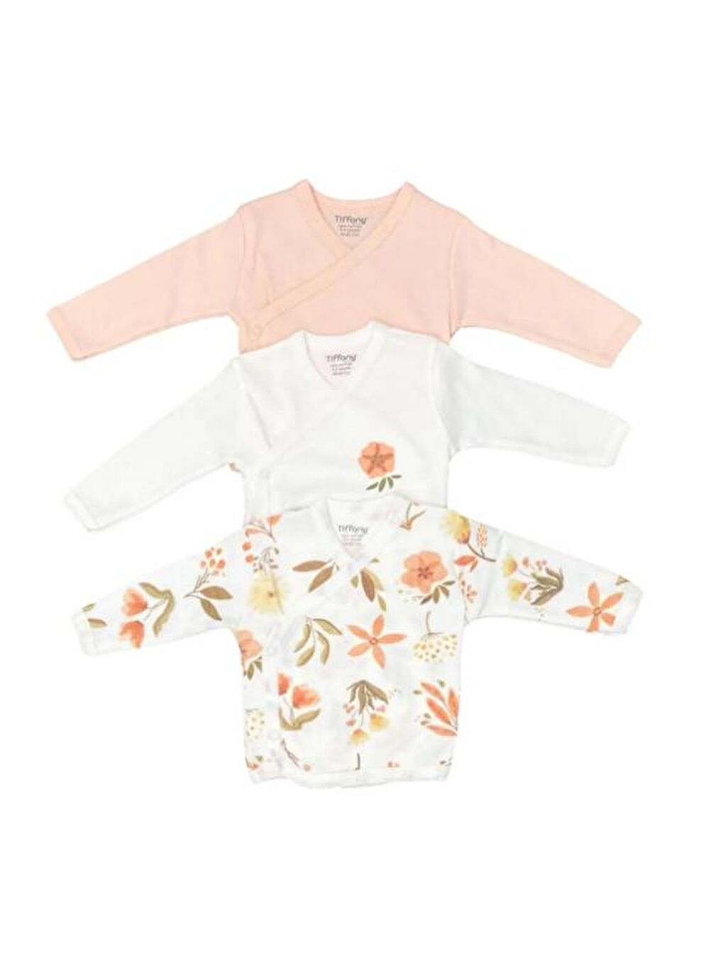 Ekru FLOWER GARDEN THEME 3'LÜ ZIBIN ÜST