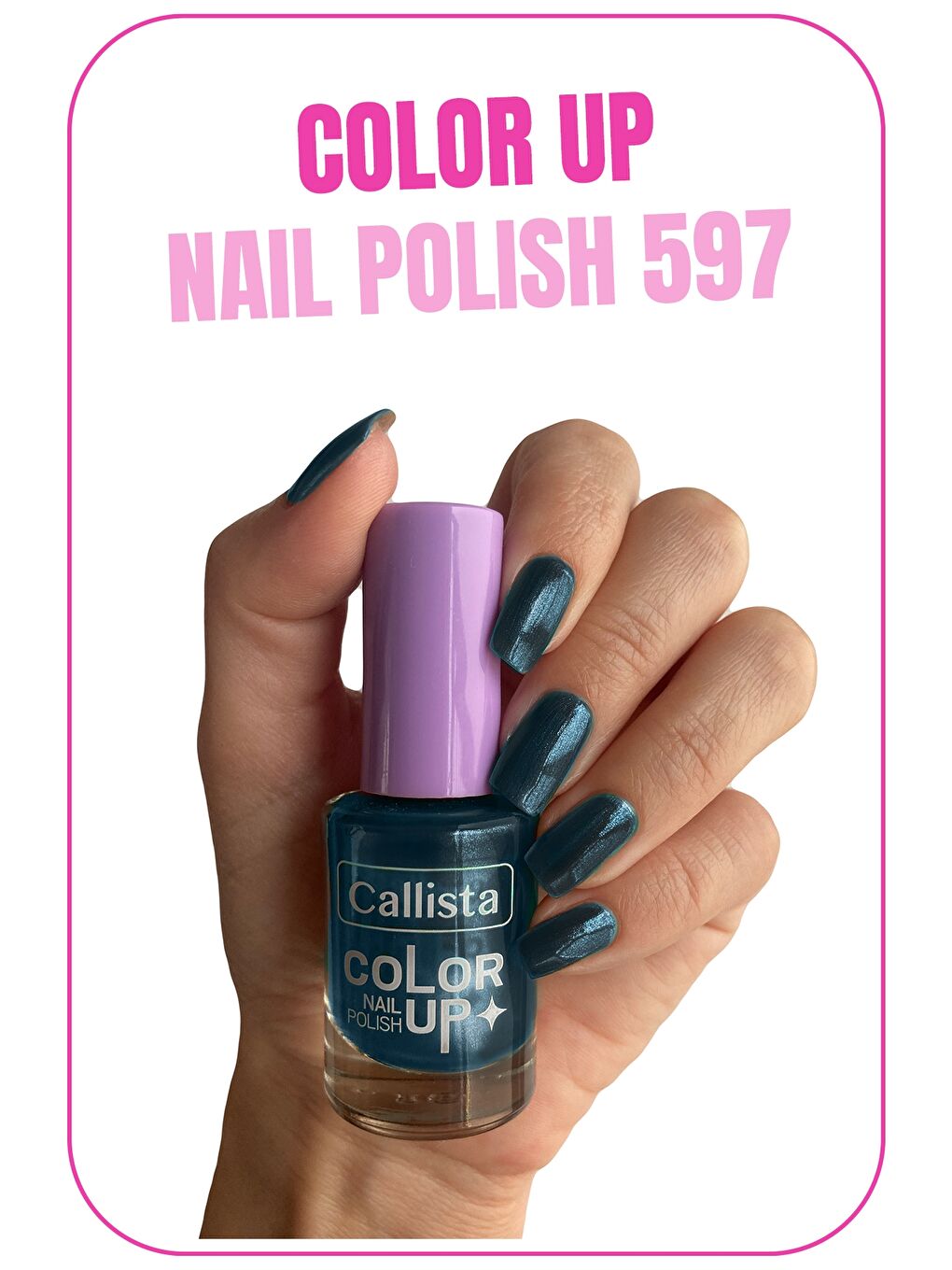 Callista Mavi Color Up Nail Polish Oje 597 Midnight Sky - Mavi