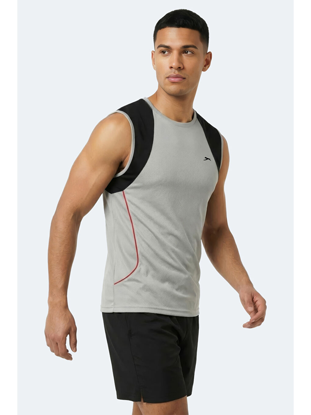 REVOLVE Erkek Kolsuz Gri Atlet-1