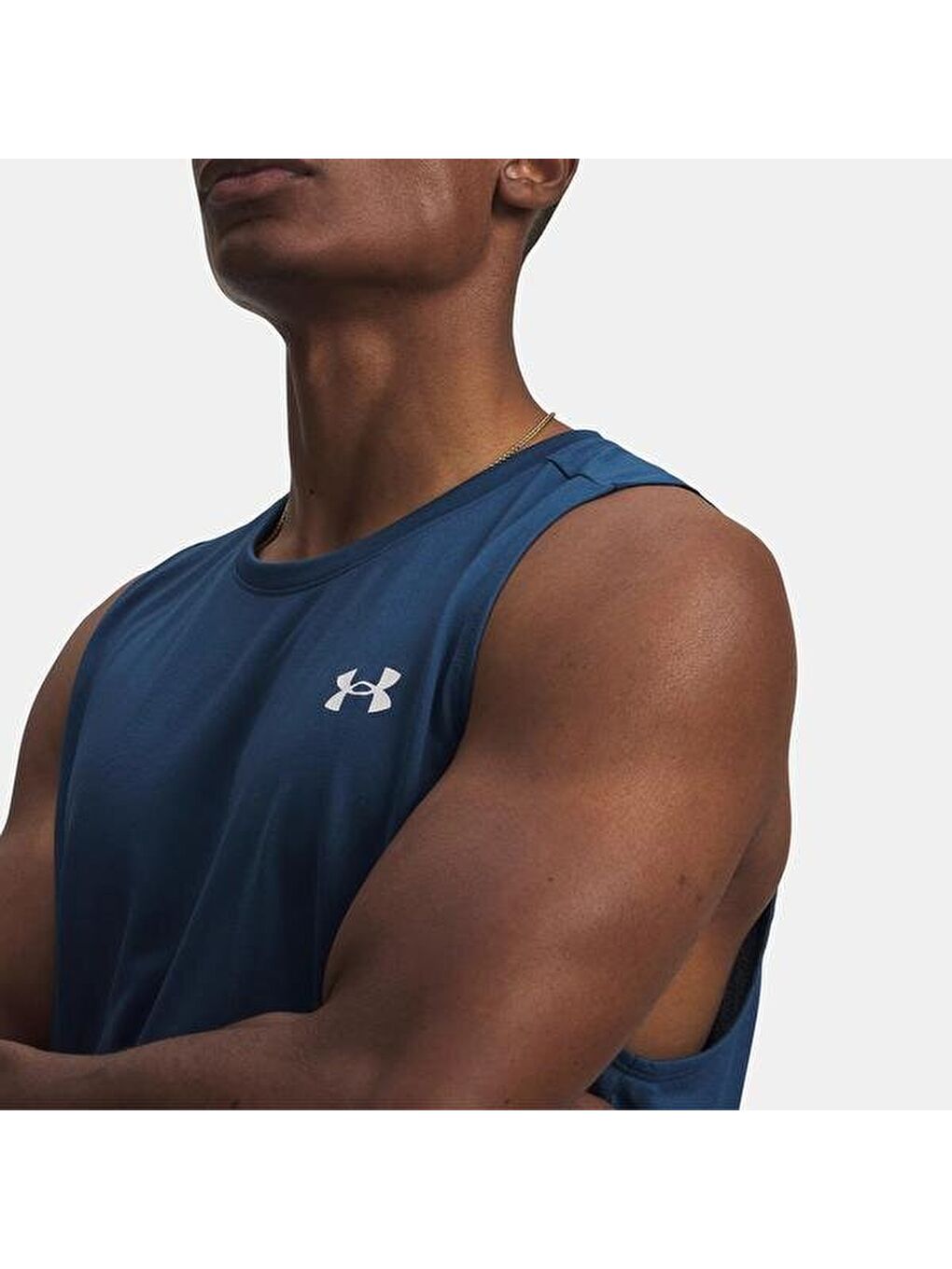 Tech Erkek Mavi Atlet-2