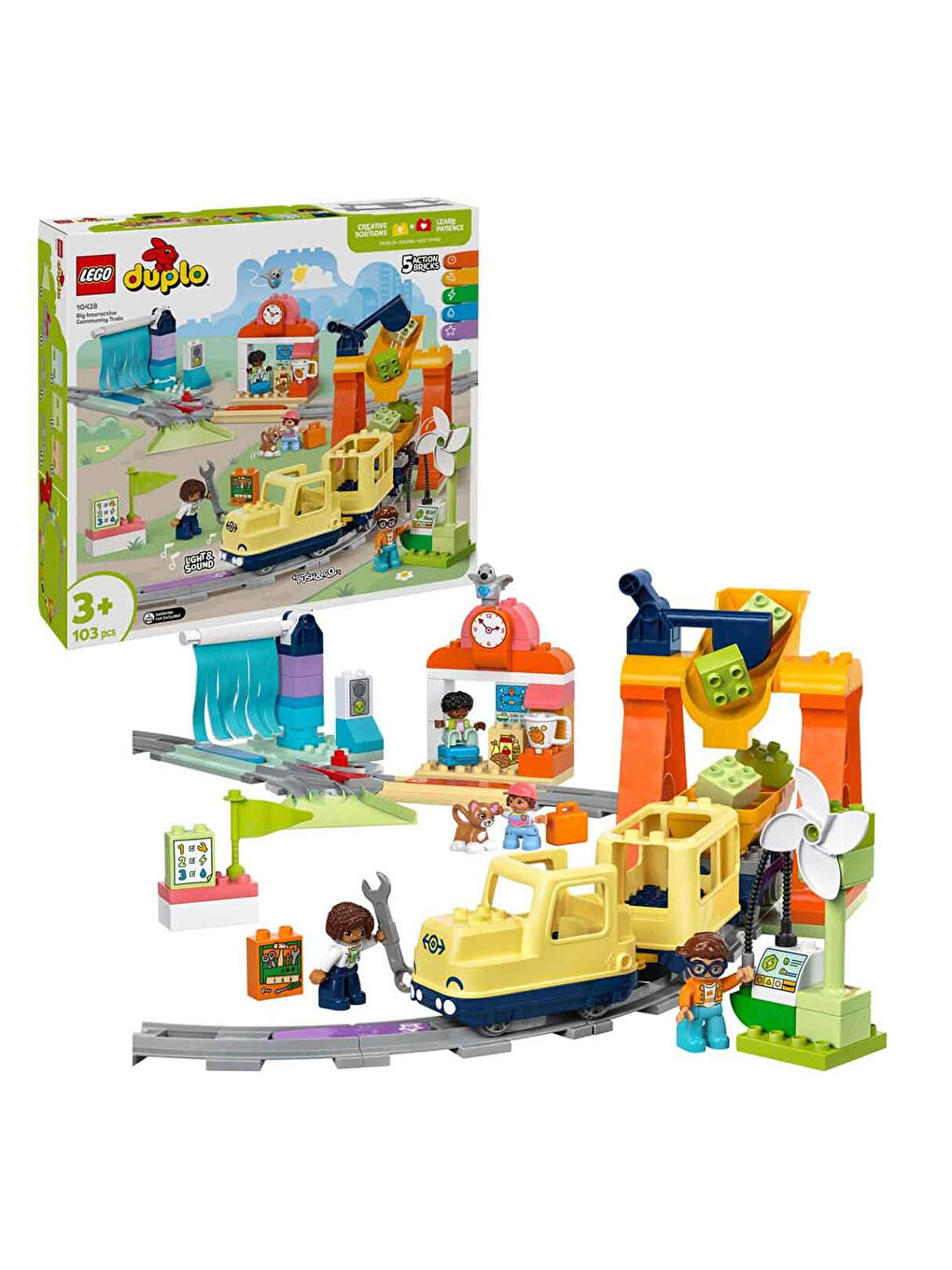 Duplo Town Büyük İnteraktif Mahalle Treni 10428