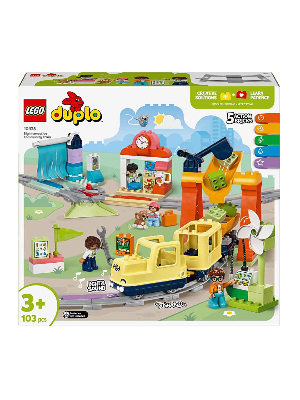 Duplo Town Büyük İnteraktif Mahalle Treni 10428-3